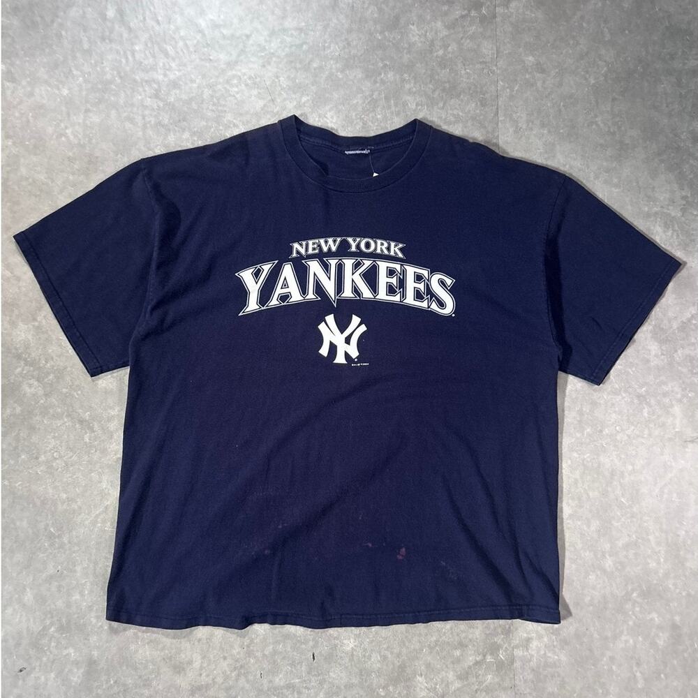 2000's Vintage New York Yankees Navy T-Shirt -XL